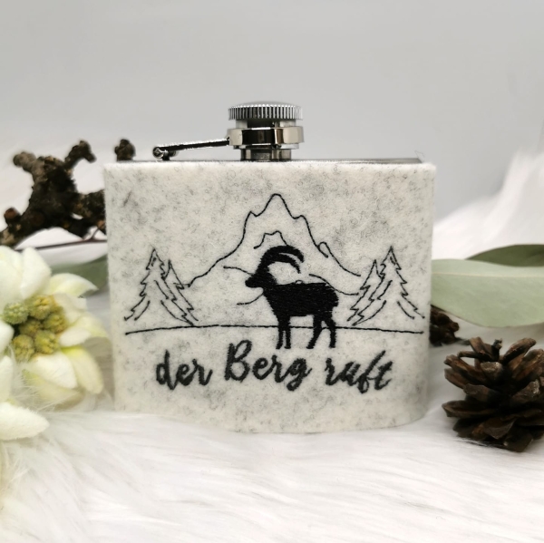 Der Berg ruft - Redwork Stickdatei